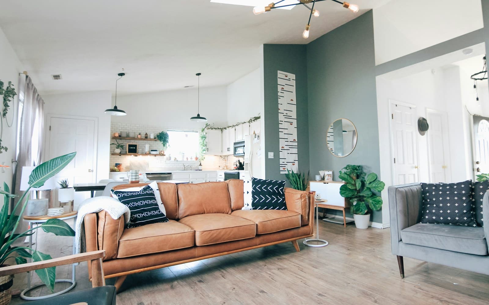 Warm, comfortable living room suited to recovered mining heat